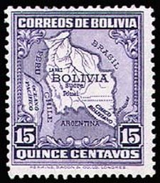Map of Bolivia