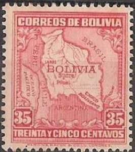 Map of Bolivia