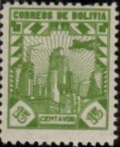 Stamp, Factory, Bolivia,  , Aviation, Aircrafts