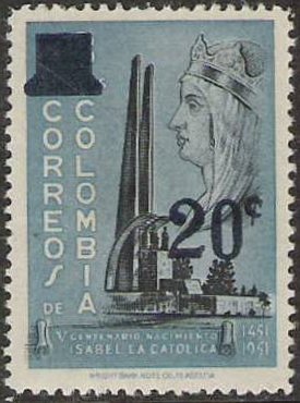 Mi.Nr:648(20Cent on 23Cent)