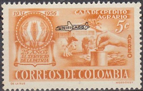 Mi.Nr.:801 with Overprint