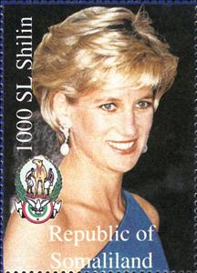 Stamp, Diana - Princess of Wales, Cinderellas,  , Famous People, Princes