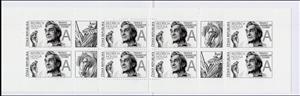 Booklet, Bedřich Housa, Stamp Designer, Czech Republic,  , Artists, Famous People