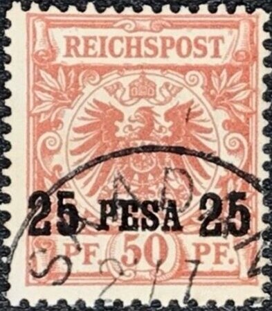 overprint on Reichpost
