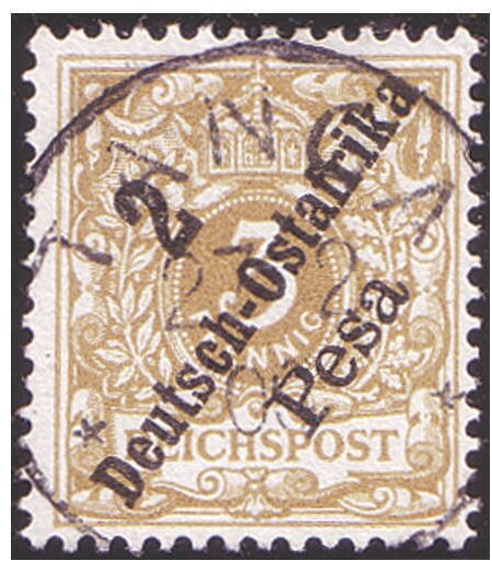 overprint on Reichpost