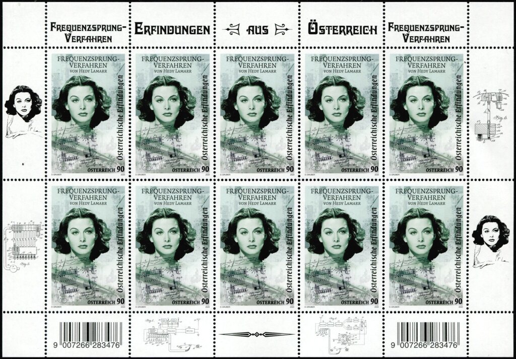 Frequency Hopping, by Hedi Lamarr