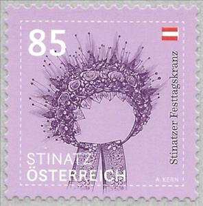 Stamp, Festival Chaplet (Stinatz, Burgenland), Austria,  , Suits and Costumes
