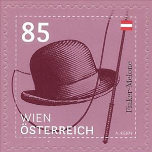 Stamp, Fiaker Hat (Vienna), Austria,  , Headgear, Suits and Costumes