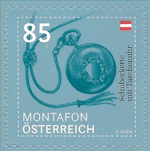 Stamp, Chain with Pocket Watch (Montafon, Vorarlberg), Austria,  , Suits and Costumes