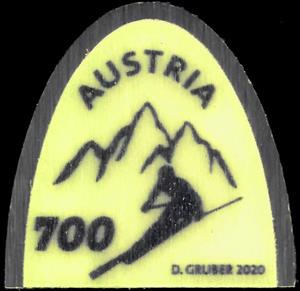 Stamp, Ski-tip, Austria,  , Mountains, Skiing, Sports, Winter Sports