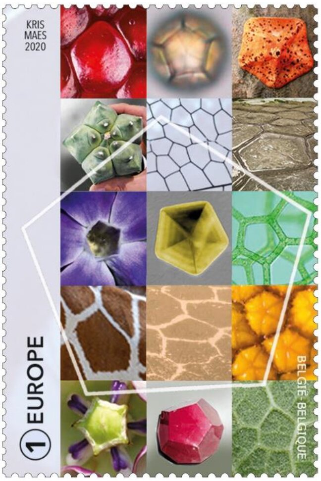 Montage of Pentagonal-Shaped Items