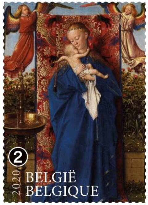 The Virgin at the Fountain by Jan van Eyck(c. 1390-1441)