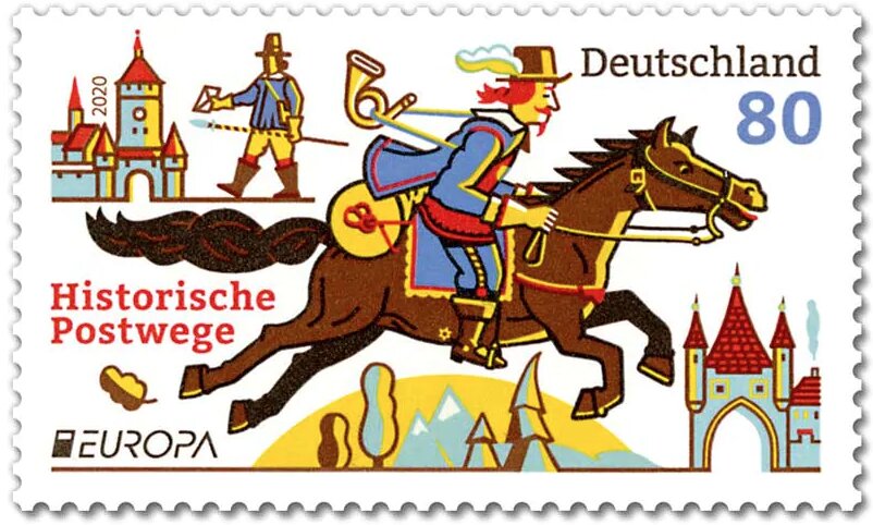 Europa (C.E.P.T.) 2020 - Ancient Postal Routes