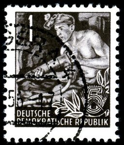 Stamp, Hauer, Germany, Democratic Republic,  