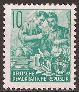 Stamp, Active advice, Germany, Democratic Republic,  