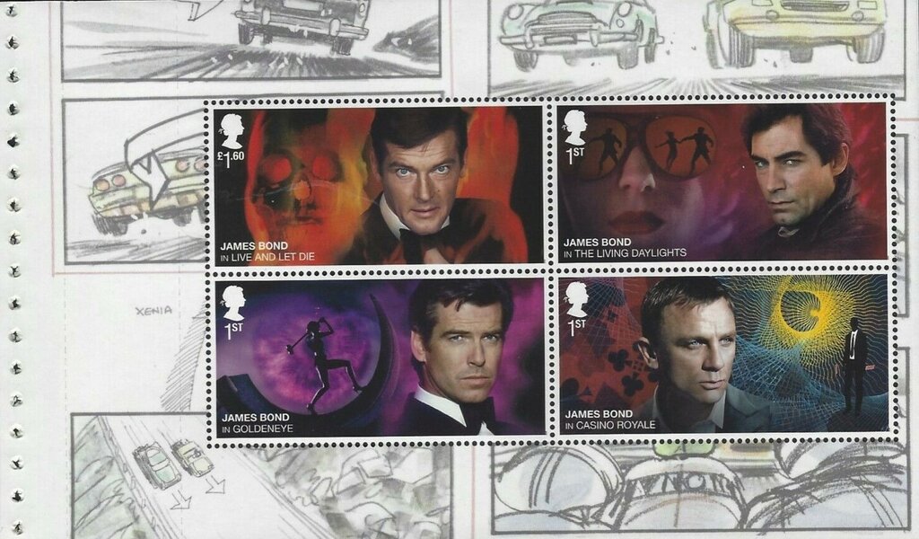 James Bond (Prestige Booklet Pane)