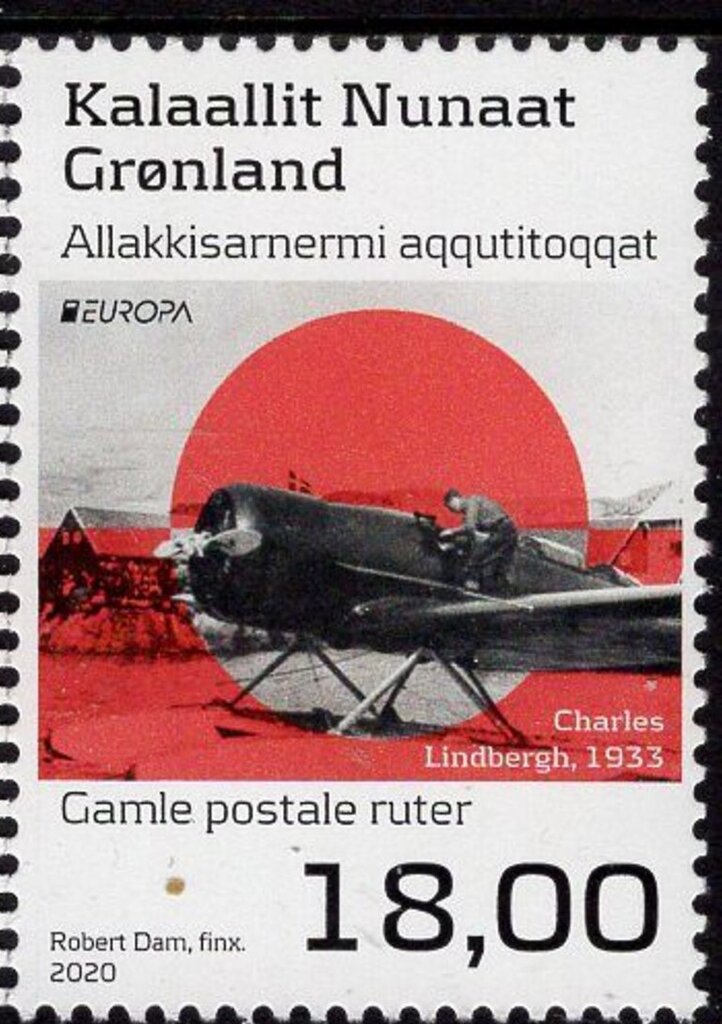 Mail Flights of Charles Lindbergh in Greenland 1933