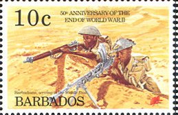 Barbadians serving in the Middle East