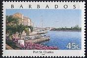 Stamp, Port St. Charles, Barbados,  