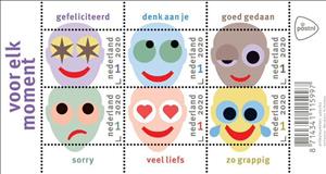 Mini Sheet, For every moment, Netherlands,  , Faces