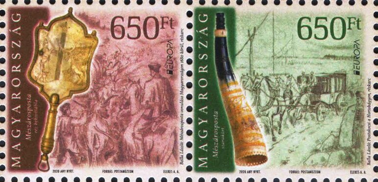 Europa (C.E.P.T.) 2020 - Ancient Postal Routes