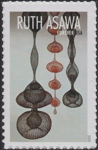 Stamp, Artwork by Ruth Asawa, United States of America,  , Art