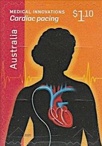 Stamp, Cardiac Pacing, Australia,  , Medical Science
