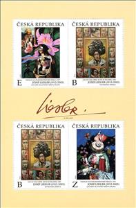 Souvenir Sheet, Art of Josef Liesler, Czech Republic,  , Art