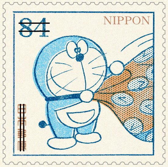 Doraemon and his time kerchief