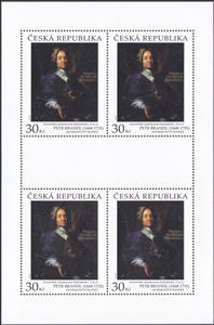 Mini Sheet, Archbishopric of Prague, Czech Republic,  , Art, Clergy, Famous People, Paintings