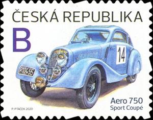 Stamp, Racing Car : Aero 750 Sport Coupé, Czech Republic,  , Racing Cars