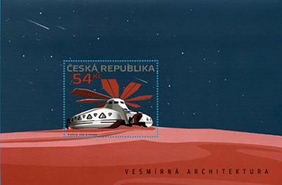 Space Architecture - Mars Base 10 by Ondřej Doule