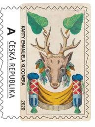 Stamp, Historické karty - Zelené eso, Personalized and Private Mail Stamps,  , Playing Cards