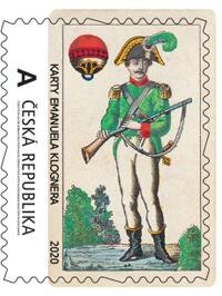 Stamp, Historické karty - Kulový svršek, Personalized and Private Mail Stamps,  , Playing Cards