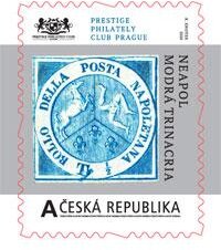 Stamp, Neapol modrá Trinacria, Personalized and Private Mail Stamps,  , Clubs of Stamp Collectors, Stamps