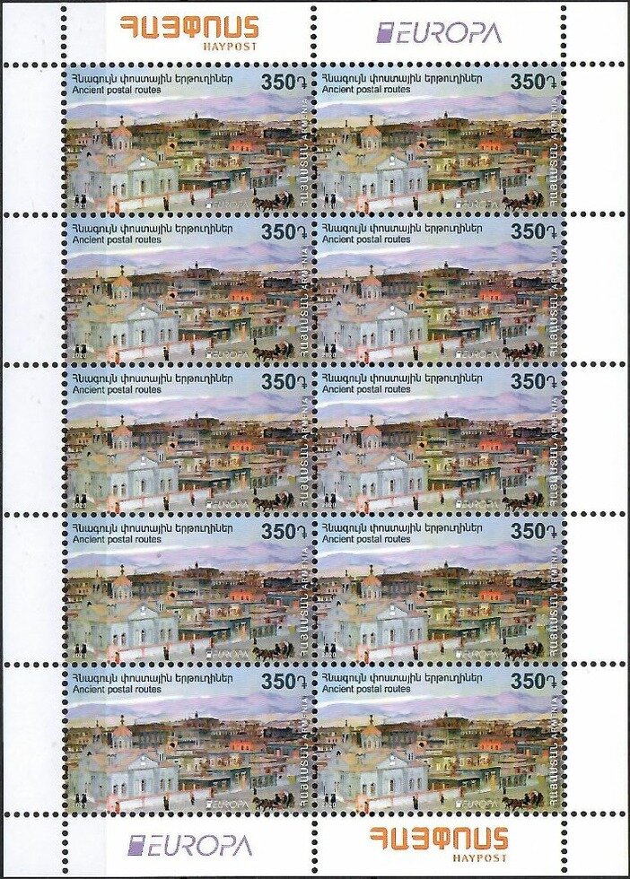 Europa (C.E.P.T.) 2020 - Ancient Postal Routes