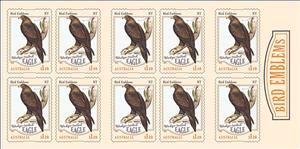 Booklet, Wedge-tailed Eagle s/a booklet, Australia,  , Animals (Fauna), Birds