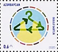Stamp, Zero-Waste Fashion, Azerbaijan,  , Environment Protection