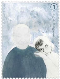 Stamp, The Silence of Alzheimer's Disease, Belgium,  , Diseases