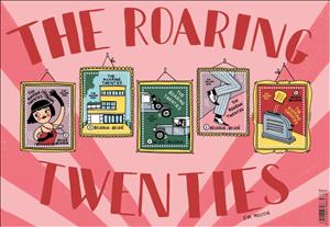 Mini Sheet, The Roaring Twenties, Belgium,  , Architecture, Cars, Fashion, Inventions, Music