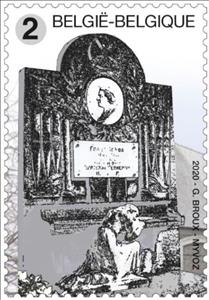 Stamp, Remarkable Cemetery Sculpture - Ghent, Belgium,  , Sculptures