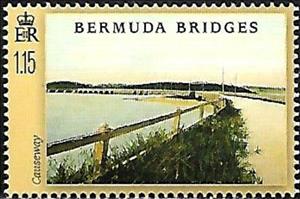 Stamp, Causeway Bridge, Bermuda,  , Bridges