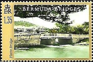 Stamp, Flatts Bridge, Bermuda,  , Bridges