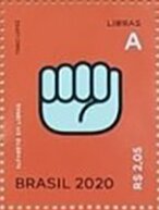 Letter A in Brazilian Sign Language
