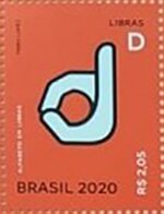 Letter D in Brazilian Sign Language