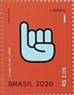 Letter I in Brazilian Sign Language