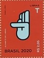 Letter T in Brazilian Sign Language