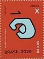 Letter X in Brazilian Sign Language