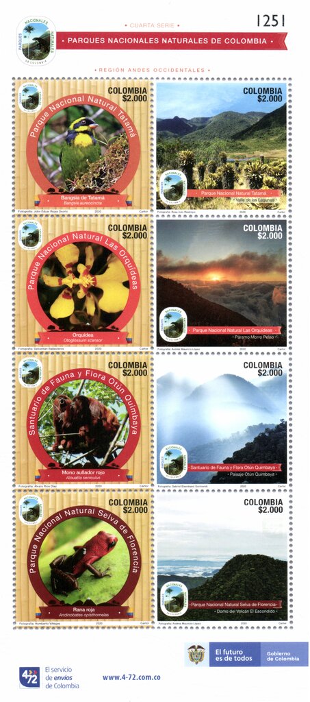 National Parks of Colombia Series IV