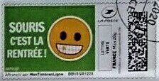 Smiile, its back to school. Emoji. Souris, c'est la Rentree
